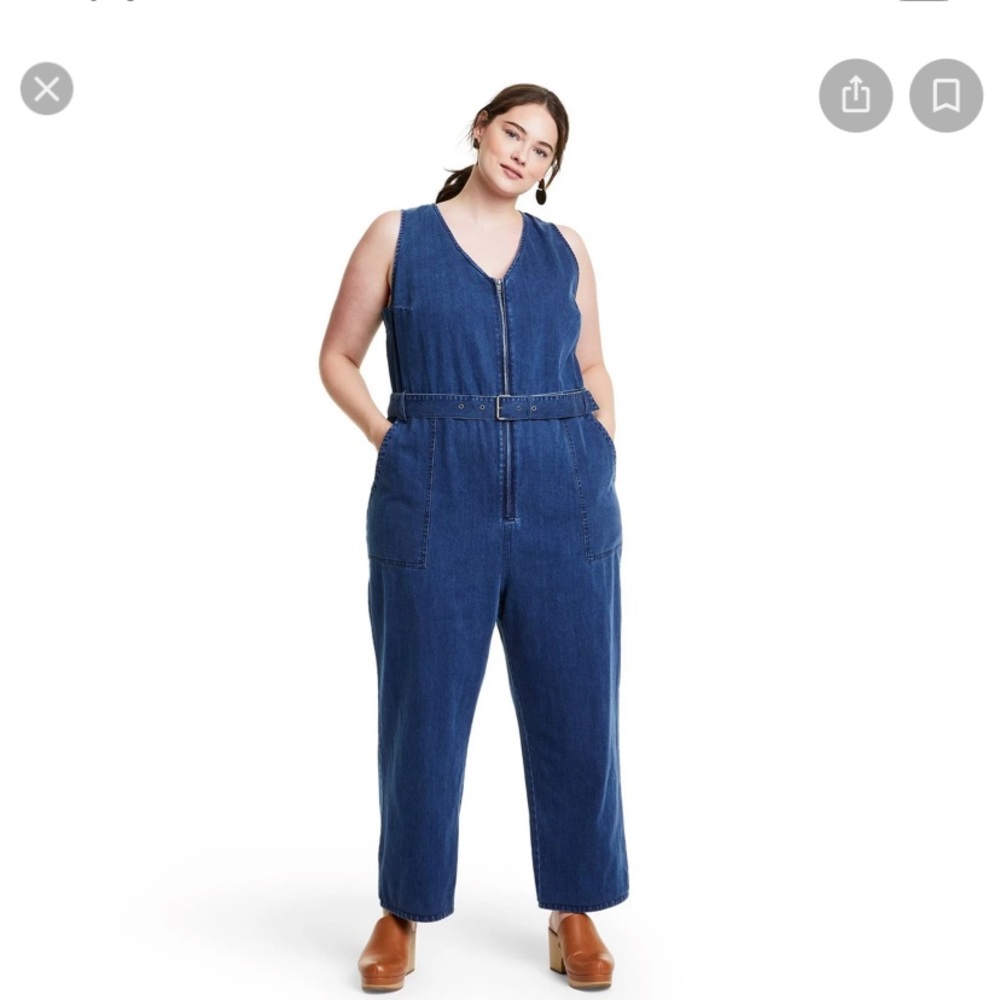 Rachel Comey Denim Jumpsuit size 14